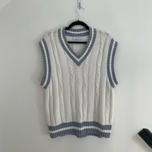 Urban Outfitters Oversized Cable Knit Sweater Vest